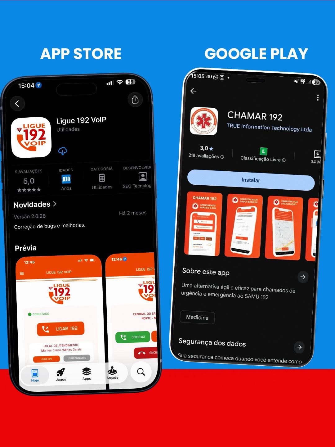 ​Aplicativo “Ligue 192 VoIP” permite acionar o SAMU pela internet em São João del-Rei