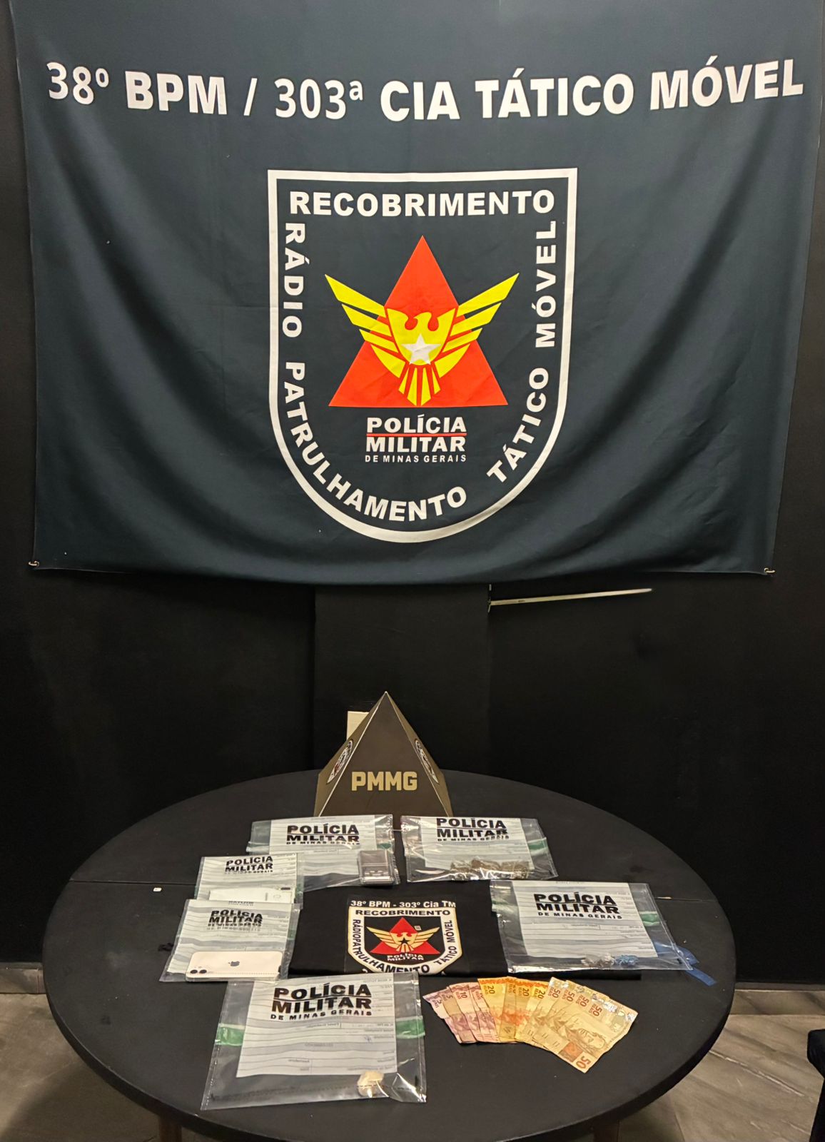 ​Polícia Militar registra duas ocorrências de tráfico de drogas em Santa Cruz de Minas