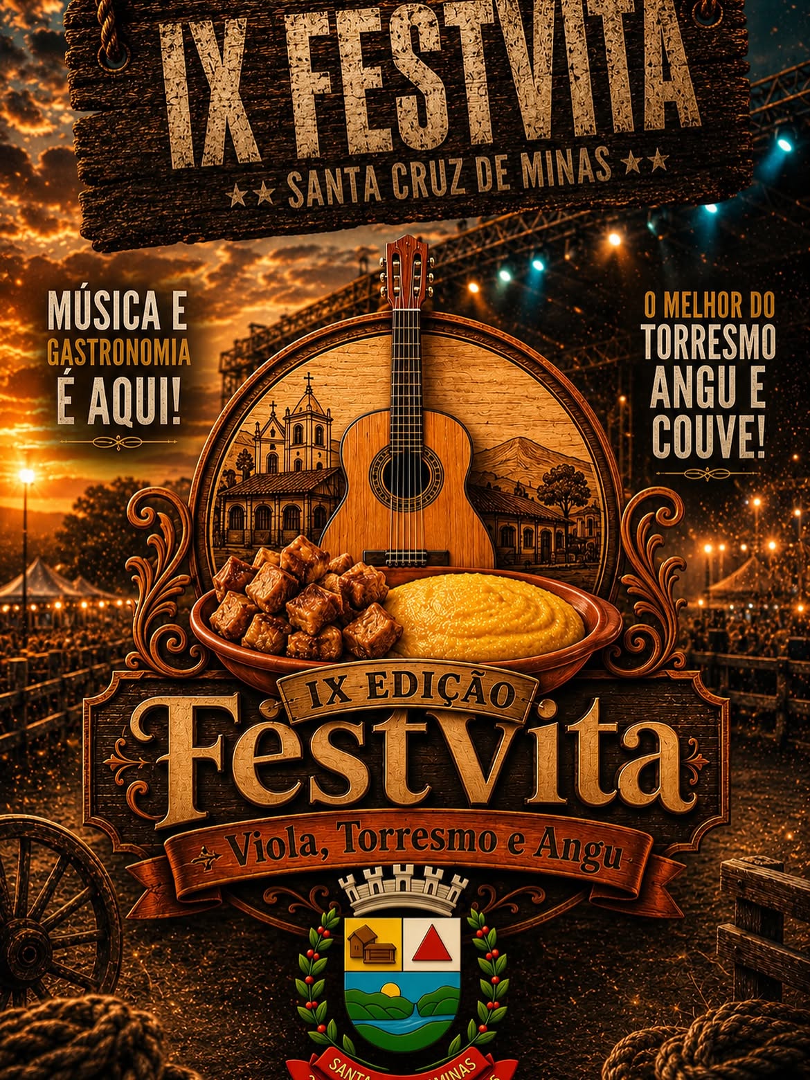 Santa Cruz de Minas recebe 9º Festvita entre os dias 28 e 30 de agosto