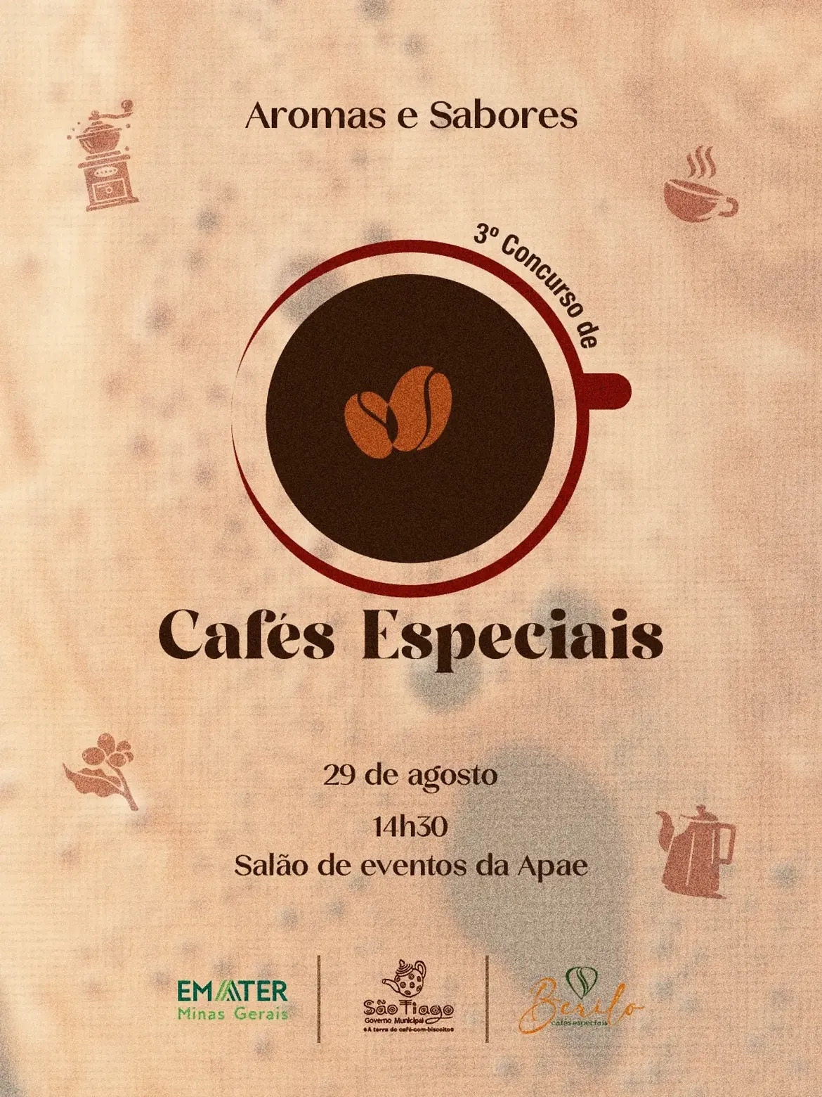 3º Concurso de Cafés Especiais vai escolher o melhor café de São Tiago em 2026