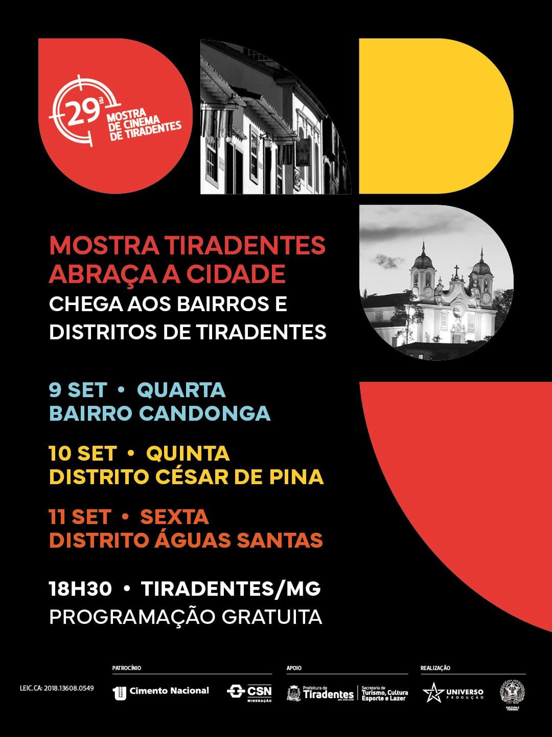 ​29ª Mostra de Cinema de Tiradentes leva programação gratuita a bairros e distritos