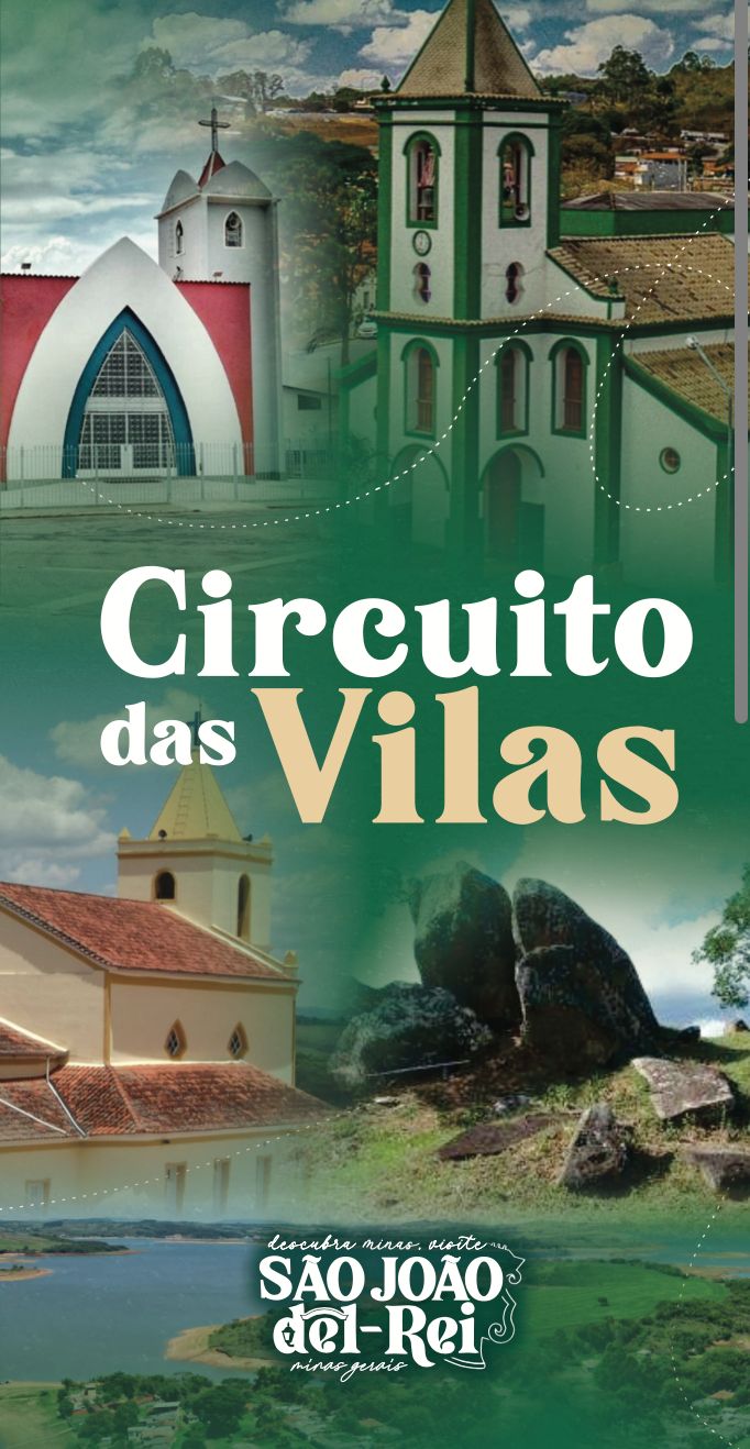 ​Guia “Circuito das Vilas” reúne atrações turísticas e gastronômicas dos distritos de São João del-Rei