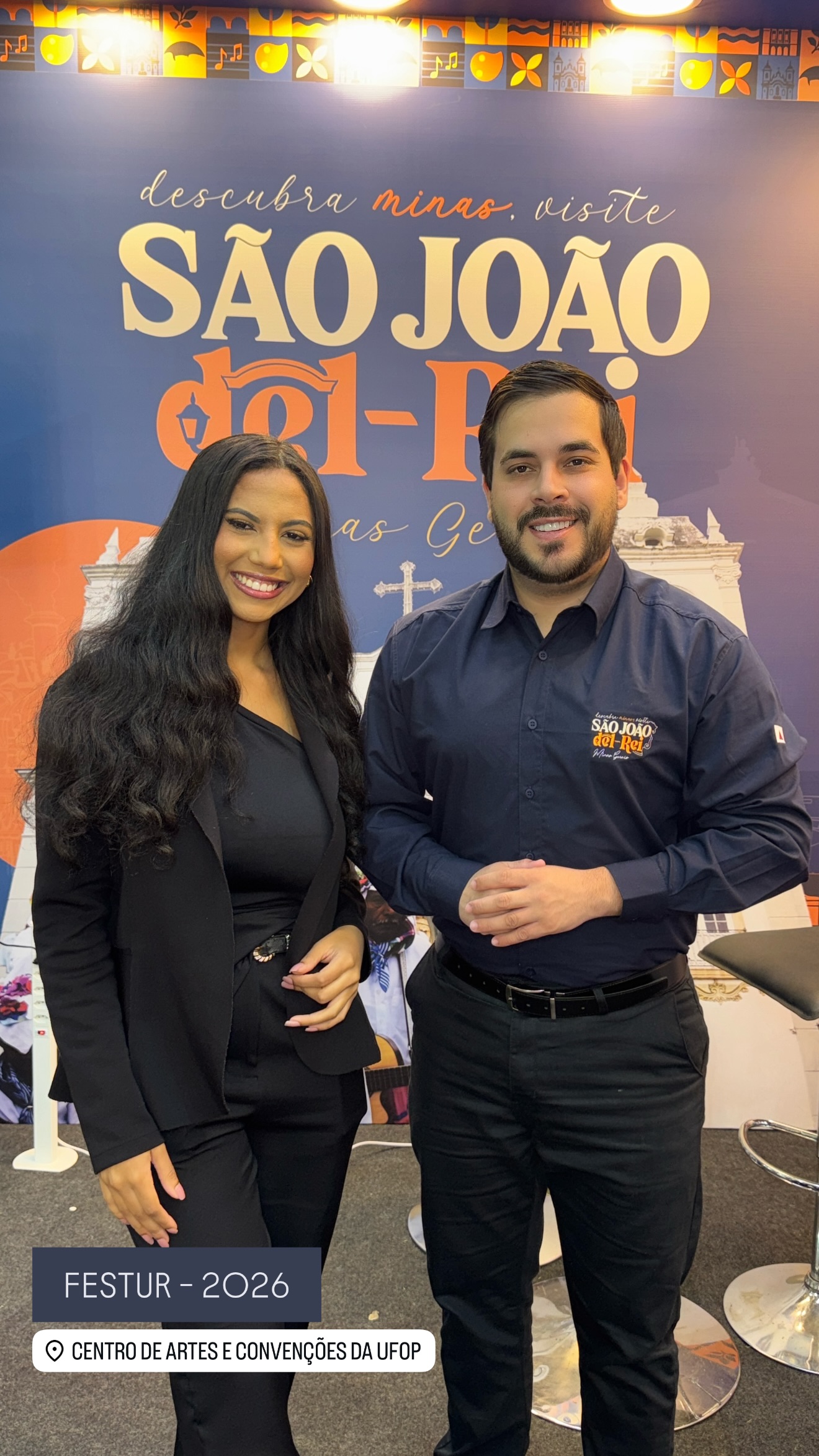 São João del-Rei divulga tradições culturais e gastronômicas durante feira de turismo em Ouro Preto