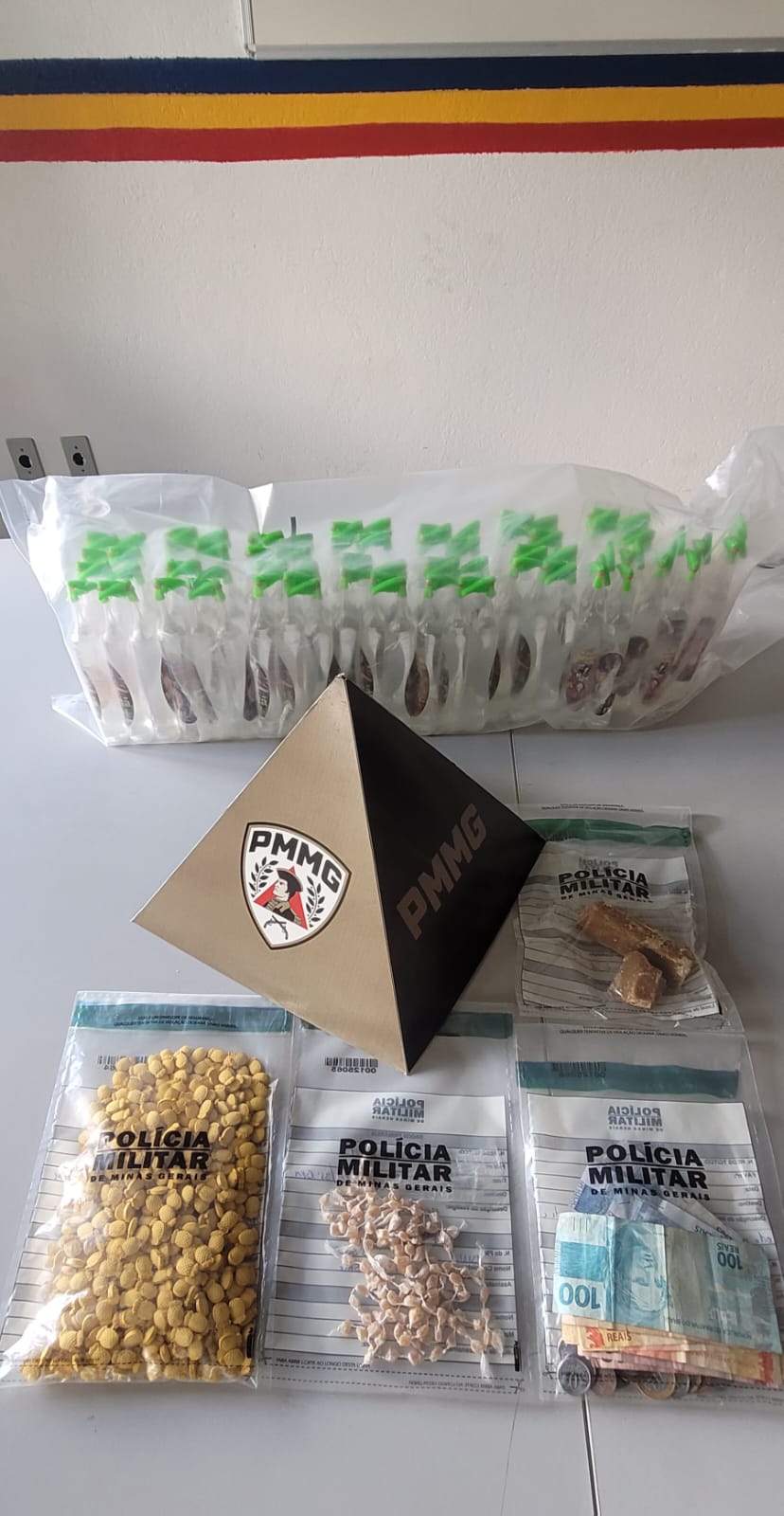 Dois homens são presos por tráfico e uso de drogas em Tiradentes