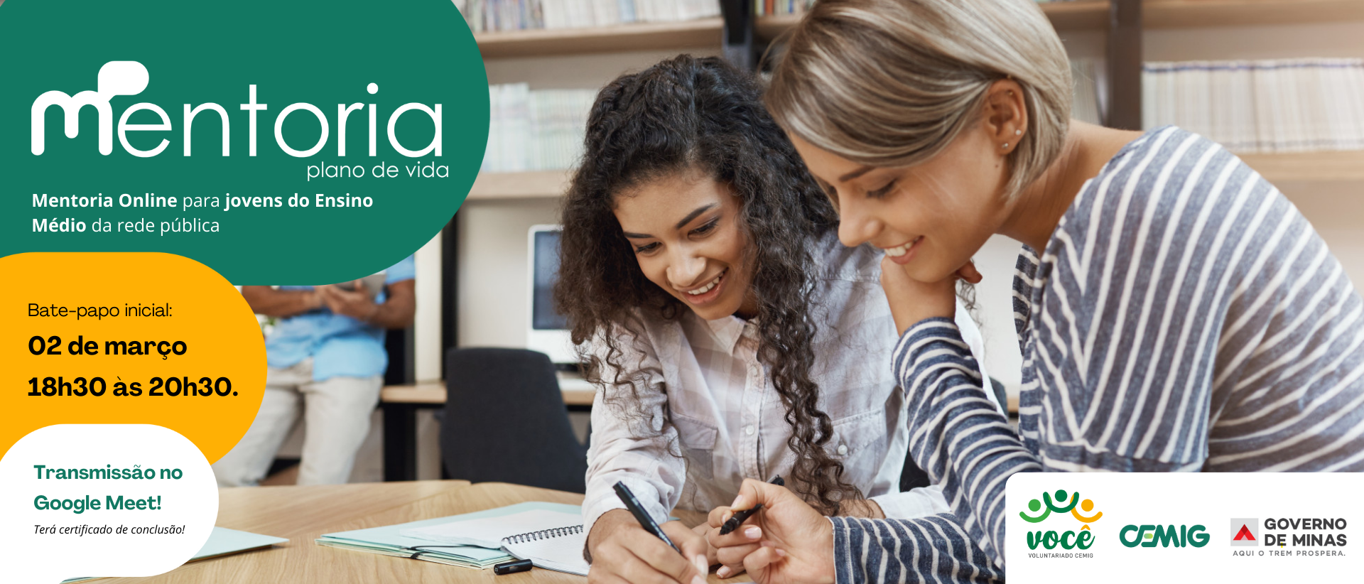 ​Programa de mentoria online abre inscrições para estudantes do ensino médio da rede pública