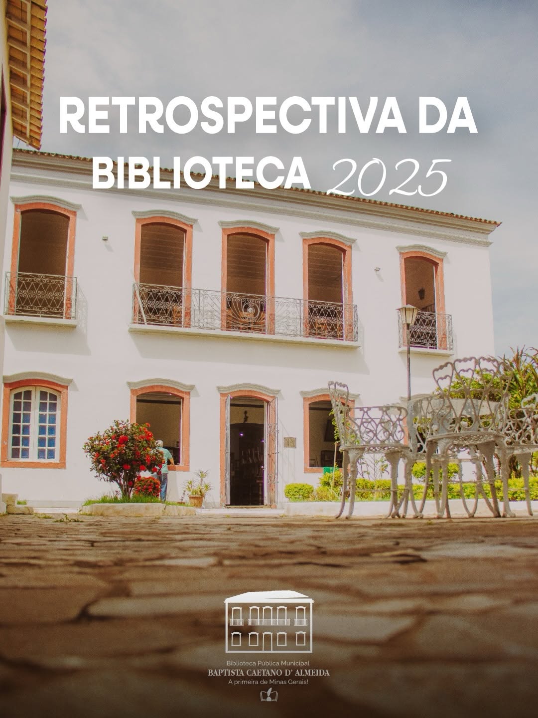 ​Biblioteca Municipal de São João del-Rei completa 198 anos com mais de 11 mil empréstimos em 2025