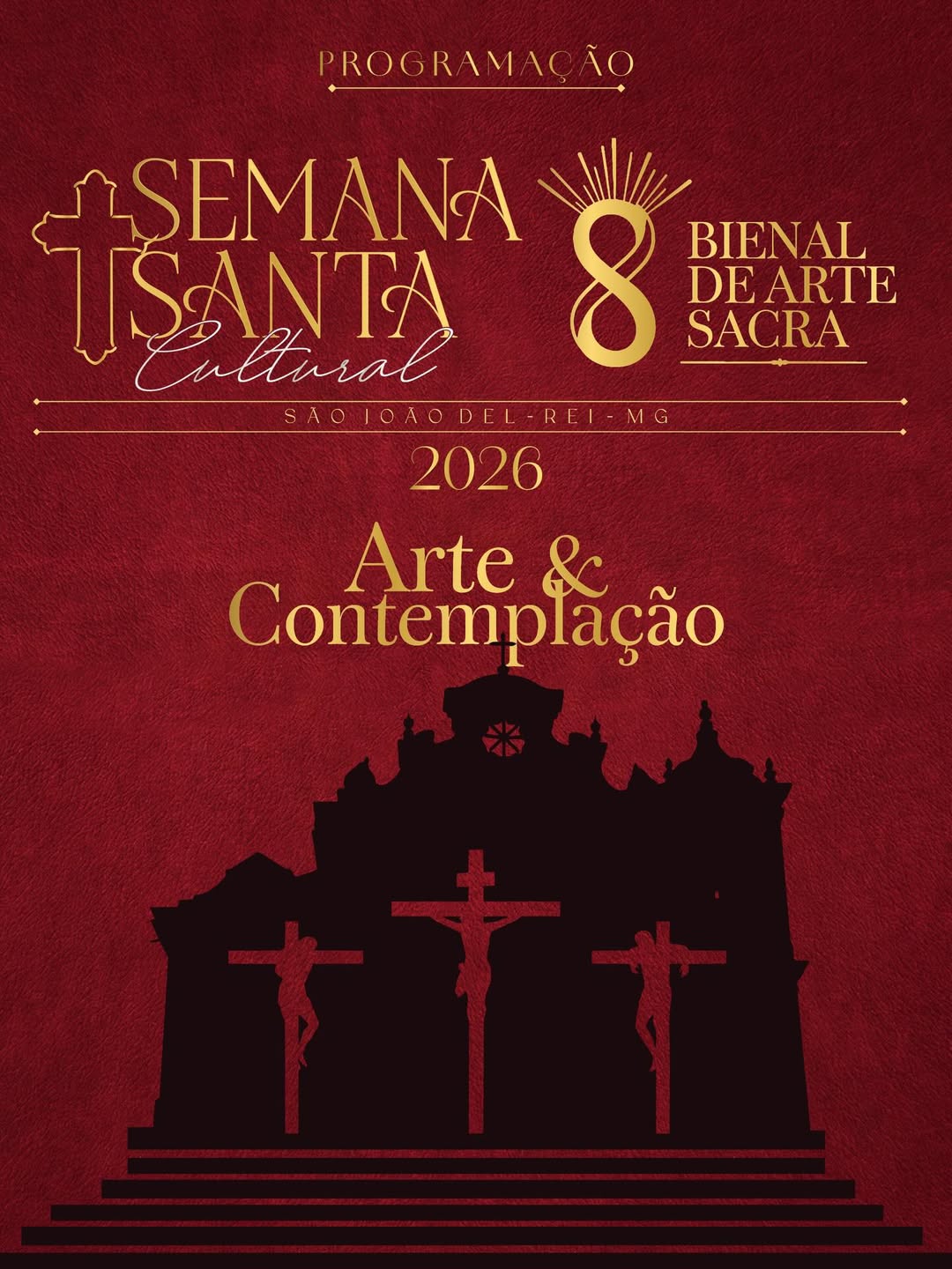 ​Semana Santa Cultural e Bienal de Arte Sacra têm programação nesta semana em São João del-Rei