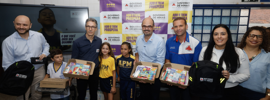 ​Rede estadual de Minas passa a distribuir kits escolares gratuitos para todos os alunos