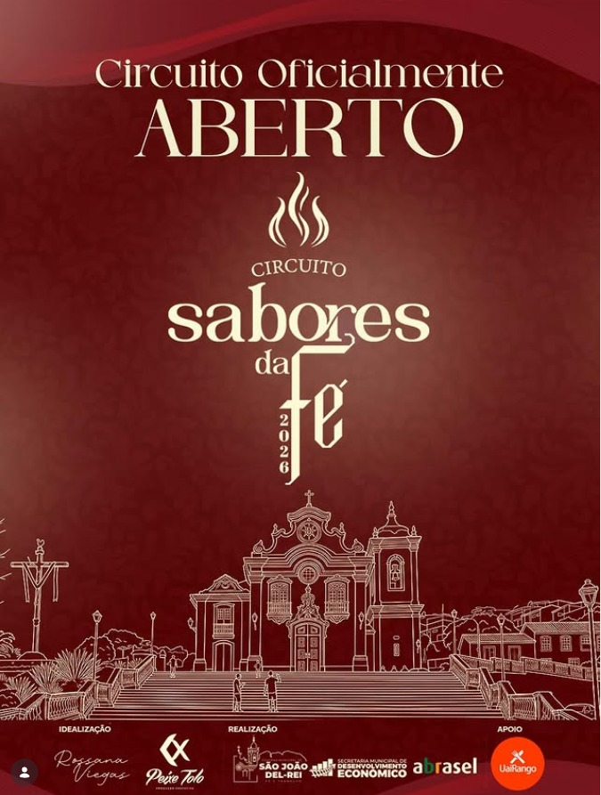 ​Circuito gastronômico “Sabores da Fé” começa em São João del-Rei com 30 estabelecimentos participantes
