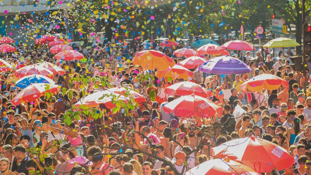 ​Carnaval em São João del-Rei terá calor, sol e chuva no fim do feriado