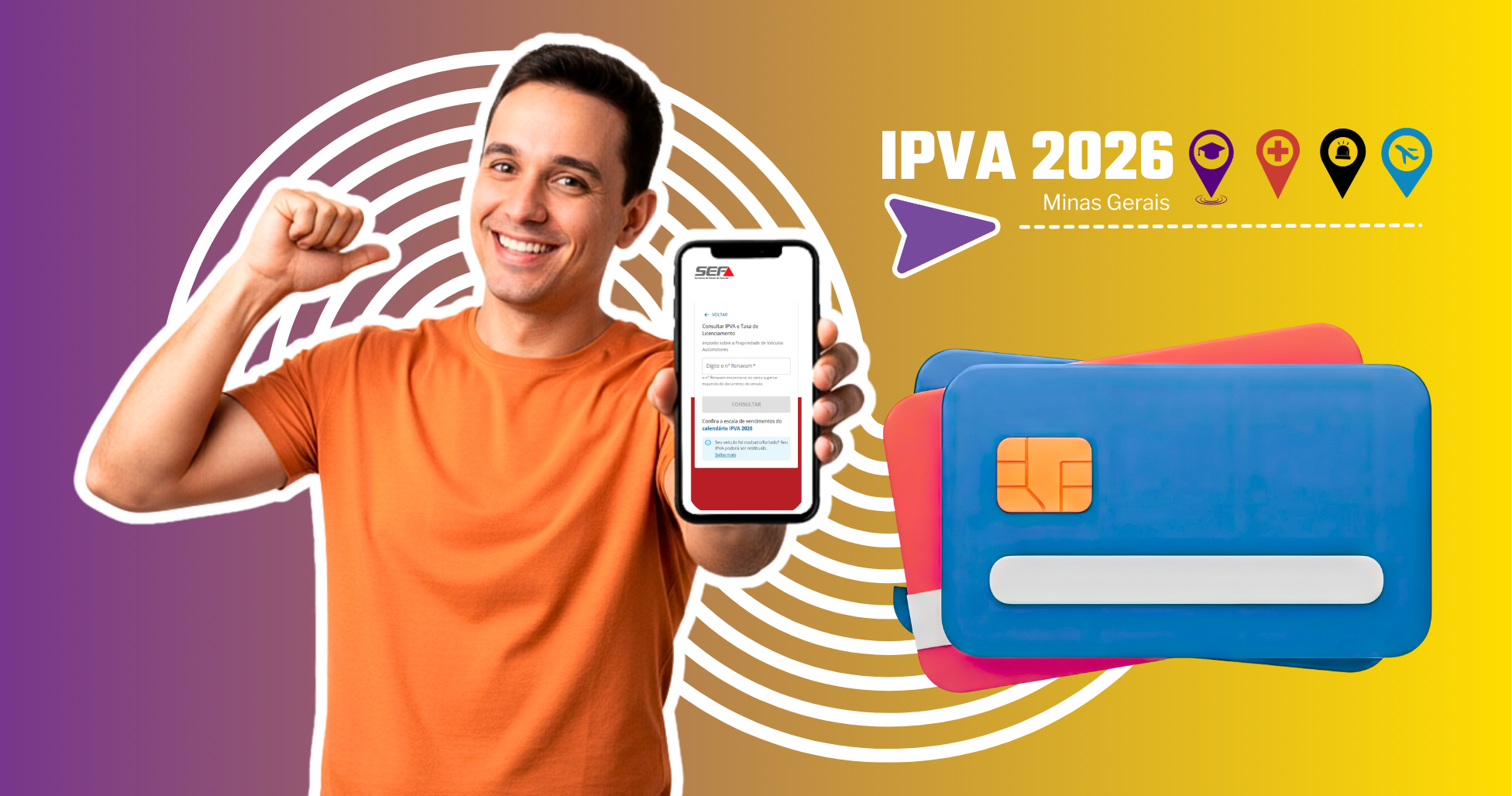 ​Segunda parcela do IPVA 2026 vence nesta semana em Minas Gerais